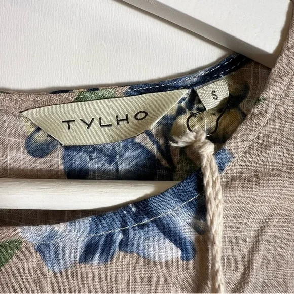 NWT Tylho Floral Cotton Midi Dress Size Small - Picture 10 of 12